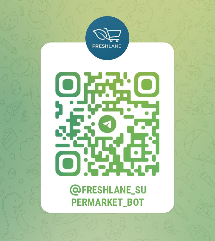 Scan to chat with FreshLane on Telegram